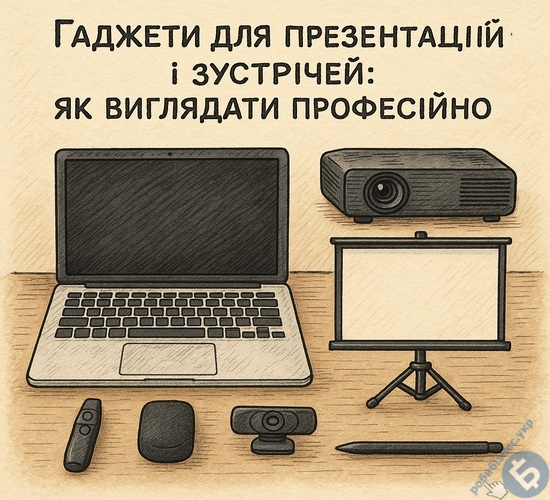 Гаджети для презентацій і зустрічей: як виглядати професійно